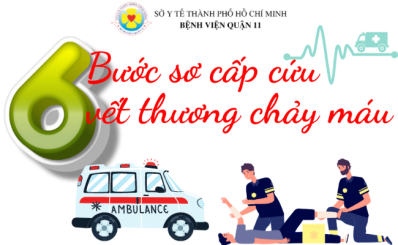 (HCDC) - 6 Bước sơ cấp cứu vết thương chảy máu